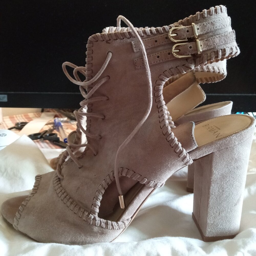 Alexandre Birman Lace-up Heels Size 38.5